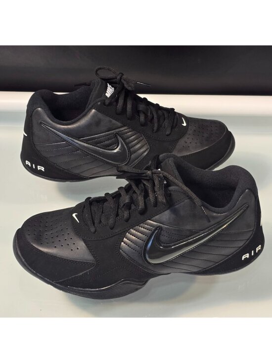 Nike Air Baseline 386240-001 Black Leather Sneakers Shoes Men US 10.5 main image 9